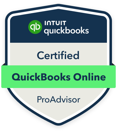 Intuit QuickBooks Online Certified ProAdvisor badge